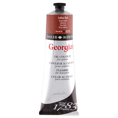 DALER & ROWNEY GEORGIAN OIL COLOUR 225 ML INDIAN RED (111225523)