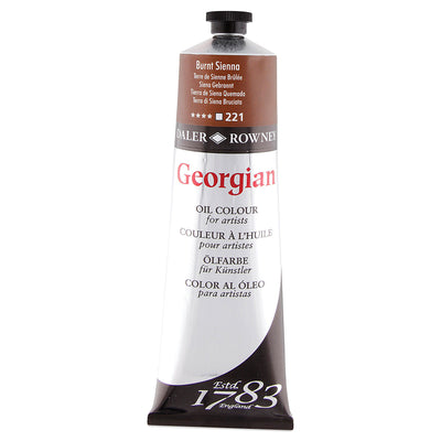 DALER & ROWNEY GEORGIAN OIL COLOUR 225 ML BURNT SIENNA (111225221)