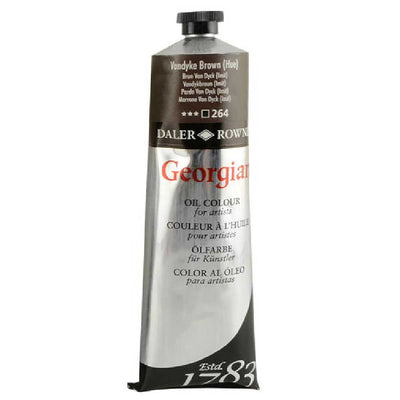 DALER & ROWNEY GEORGIAN OIL COLOUR 225 ML VANDYKE BROWN HUE (111225264)