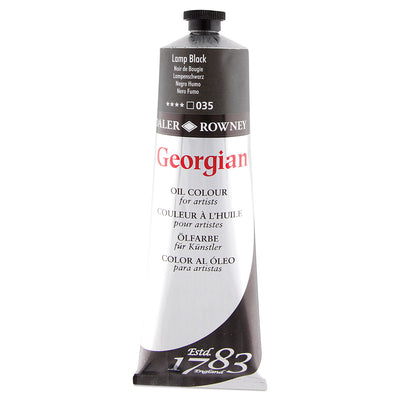 DALER & ROWNEY GEORGIAN OIL COLOUR 225 ML LAMP BLACK (111225035)