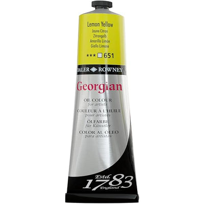 DALER & ROWNEY GEORGIAN OIL COLOUR 38 ML LEMON YELLOW (111014651)