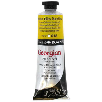 DALER & ROWNEY GEORGIAN OIL COLOUR 38 ML CADMIUM YELLOW DEEP HUE (111014618)