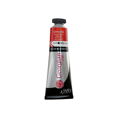 DALER & ROWNEY GEORGIAN OIL COLOUR 38 ML CADMIUM RED (111014503)