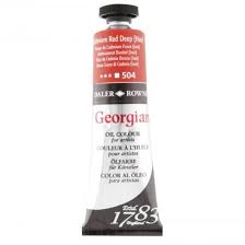 DALER & ROWNEY GEORGIAN OIL COLOUR 38 ML CADMIUM RED DEEP HUE (111014504)