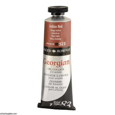 DALER & ROWNEY GEORGIAN OIL COLOUR 38 ML INDIAN RED (111014523)