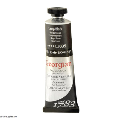 DALER & ROWNEY GEORGIAN OIL COLOUR 38 ML LAMP BLACK (111014035)