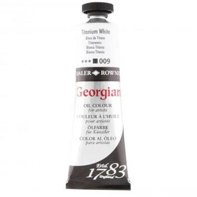 DALER & ROWNEY GEORGIAN OIL COLOUR 38 ML TITANIUM WHITE (111014009)