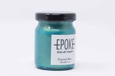 EPOKE RESIN ART PIGMENT METALLIC PEACOCK BLUE 75 GMS