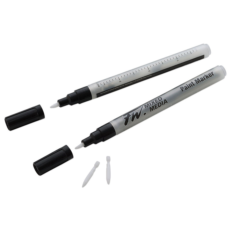 DALER & ROWNEY FW MARKER SET OF 2 HARD POINT 1.0 MM (160320102)