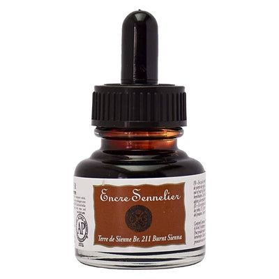 SENNELIER SHELLAC INK BURNT SIENNA 30 ML (211)