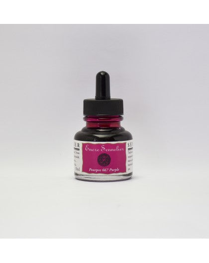 SENNELIER SHELLAC INK PURPLE 30 ML (667)