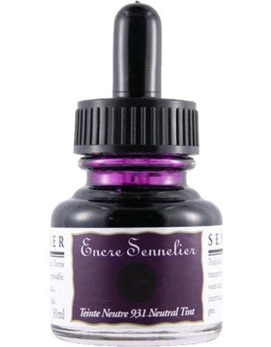 SENNELIER SHELLAC INK NEUTRAL TINT 30 ML (931)