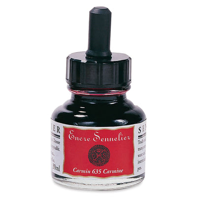 SENNELIER SHELLAC INK  CARMINE 30 ML (635)