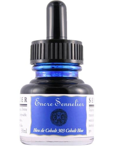 SENNELIER SHELLAC INK COBALT BLUE 30 ML (303)