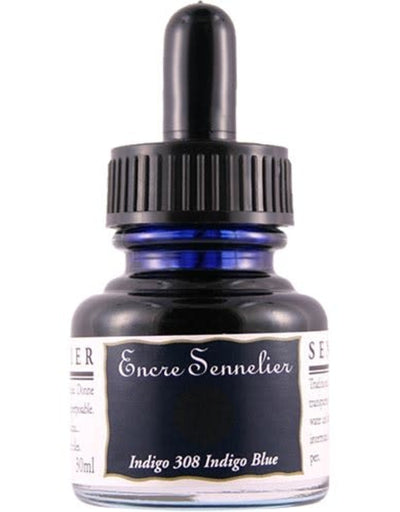 SENNELIER SHELLAC INK INDIGO BLUE 30 ML (308)