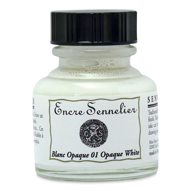 SENNELIER SHELLAC INK OPAQUE WHITE 30 ML (1)