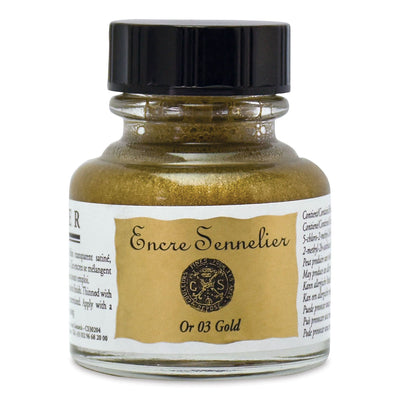 SENNELIER SHELLAC INK GOLD 30 ML (3)