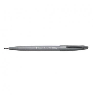 PENTEL BRUSH SIGN PEN GREY