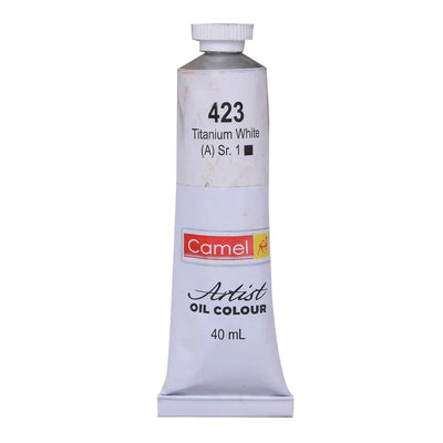 CAMLIN ARTIST OIL COLOUR 40 ML SR 1 TITANIUM WHITE (115423)