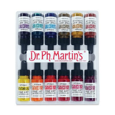 DR.PH MARTINS HYDRUS WATER COLOUR SET NO 3 12 x 15 ML (5OZSET3)