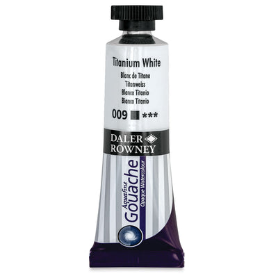 DALER & ROWNEY AQUAFINE GOUACHE TITANIUM WHITE 15 ML (136015009)