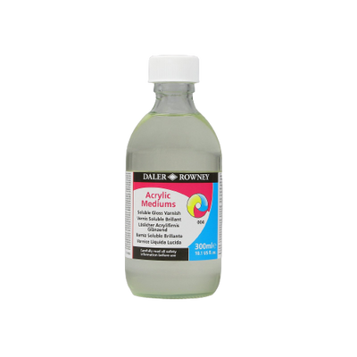 DALER & ROWNEY ACRYLIC VARNISH SOLUBLE GLOSS 300 ML 128300004