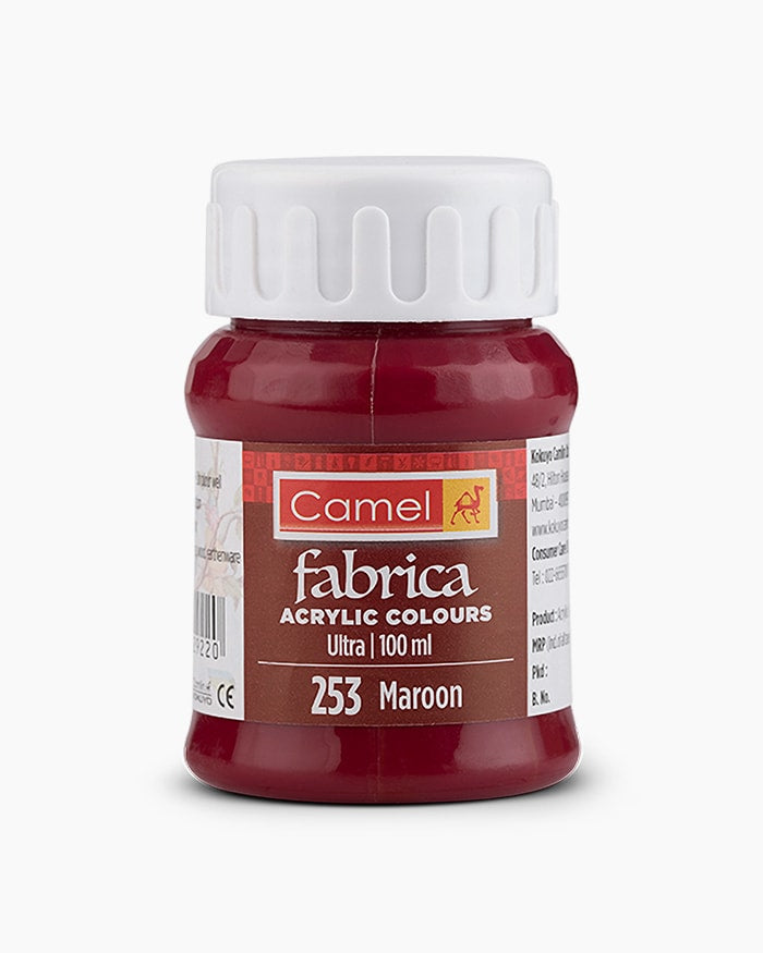 CAMLIN FABRICA ULTRA ACRYLIC COLOUR 100 ML MAROON