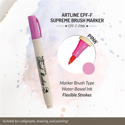 ARTLINE BRUSH TIP MARKER PINK