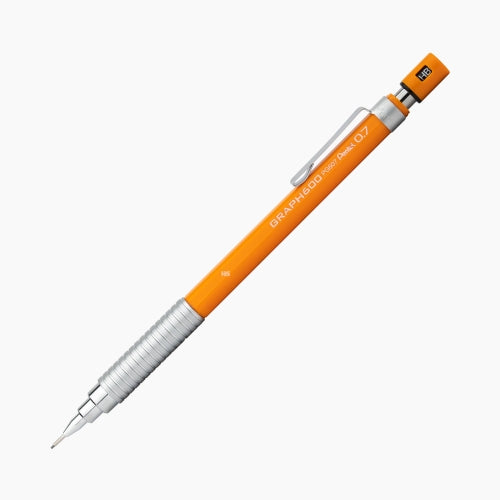 PENTEL GRAPHGEAR 600 MECHANICAL PENCIL ORANGE 0.7 (PG607-FX)