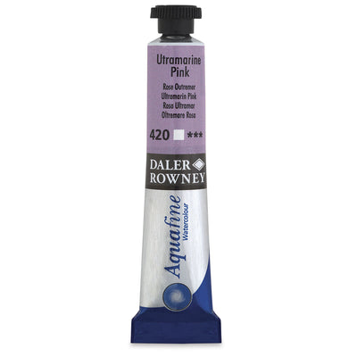 DALER & ROWNEY AQUAFINE WATER COLOUR TUBE 8 ML ULTRAMARINE PINK (131008420)