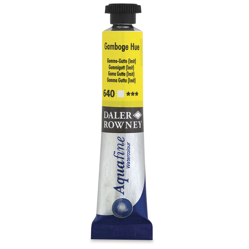 DALER & ROWNEY AQUAFINE WATER COLOUR TUBE 8 ML GAMBOGE HUE (131008640)