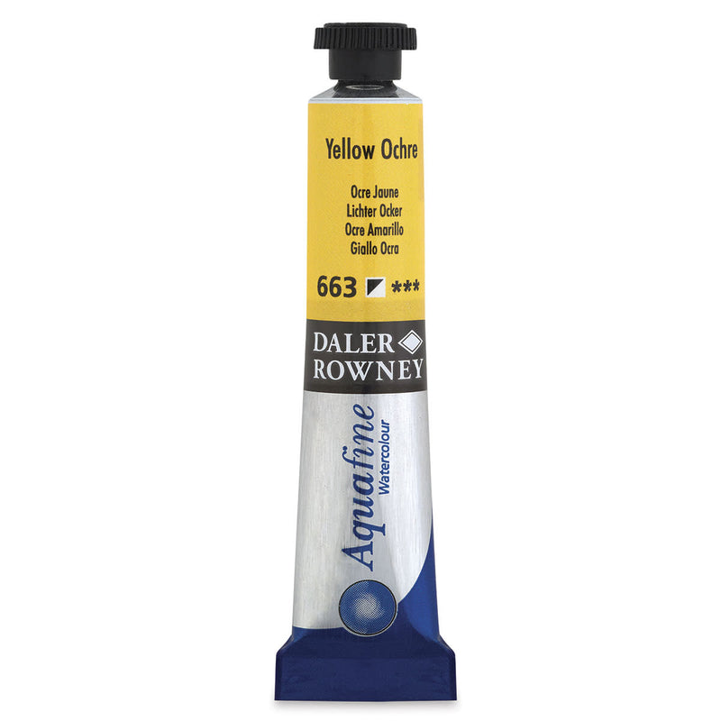 DALER & ROWNEY AQUAFINE WATER COLOUR TUBE 8 ML YELLOW OCHRE (131008663)