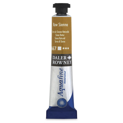 DALER & ROWNEY AQUAFINE WATER COLOUR TUBE 8 ML RAW SIENNA (131008667)