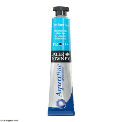 DALER & ROWNEY AQUAFINE WATER COLOUR TUBE 8 ML COERULEUM (131008112)