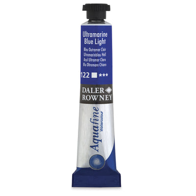 DALER & ROWNEY AQUAFINE WATER COLOUR TUBE 8 ML ULTRAMARINE BLUE LIGHT (131008122)