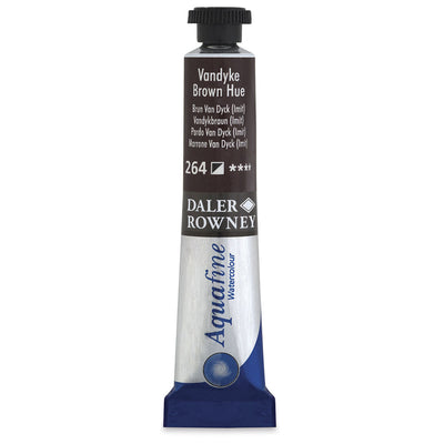 DALER & ROWNEY AQUAFINE WATER COLOUR TUBE 8 ML VANDYKE BROWN H (131008264)