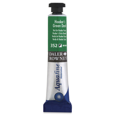 DALER & ROWNEY AQUAFINE WATER COLOUR TUBE 8 ML HOOKERS GREEN (131008352)