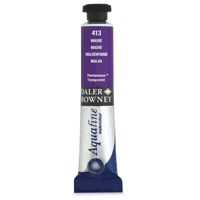 DALER & ROWNEY AQUAFINE WATER COLOUR TUBE 8 ML MAUVE (131008413)