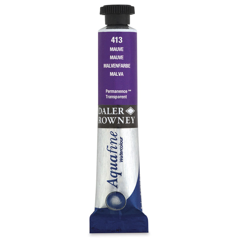 DALER & ROWNEY AQUAFINE WATER COLOUR TUBE 8 ML MAUVE (131008413)