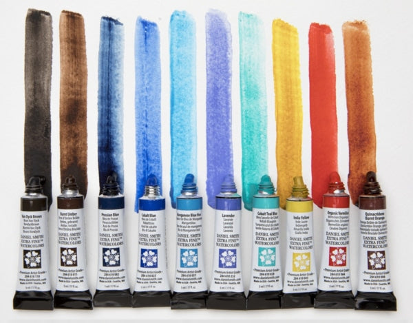 DANIEL SMITH EXTRA FINE WATER COLOUR TUBE SET MASTER ARTIST SET ANGUS MCEWAN  10 x 5 ML (285610434)