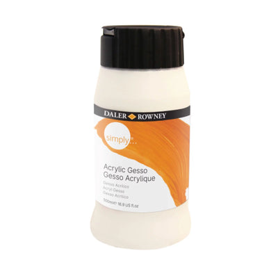 DALER & ROWNEY SIMPLY ACRYLIC GESSO 500 ML 129500012