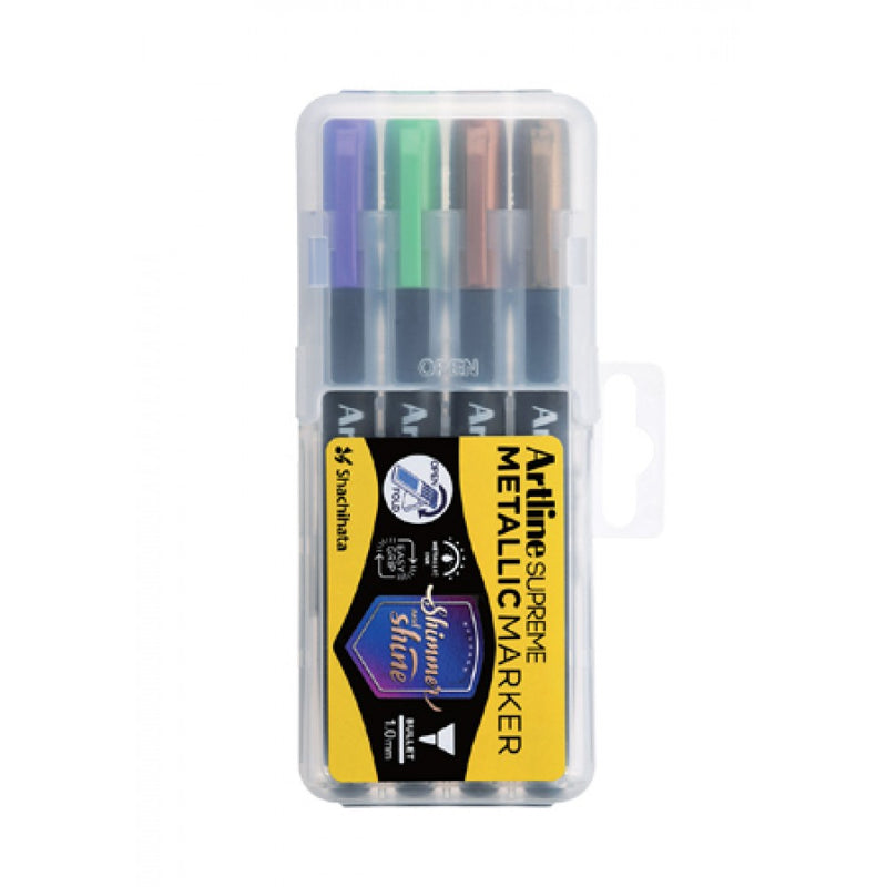 ARTLINE METALLIC MARKER SET OF 4 (EPF7904PSH2)