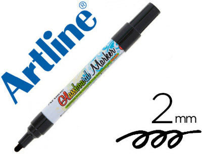 ARTLINE GLASSBOARD MARKER BLACK 2.0 MM (EPG 4 BLK)