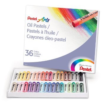 PENTEL ARTS OIL PASTEL SET OF 24 ASSORTED (PHN-36U)