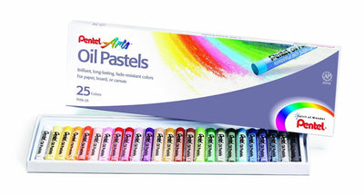 PENTEL ARTS OIL PASTEL SET OF 25 ASSORTED (PHN-25U)