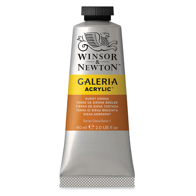 WINSOR & NEWTON GALERIA ACRYLIC COLOUR BURNT SIENNA 60 ML (2120074)