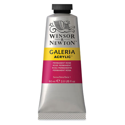 WINSOR & NEWTON GALERIA ACRYLIC COLOUR PERMANENT ROSE 60 ML (2120502)