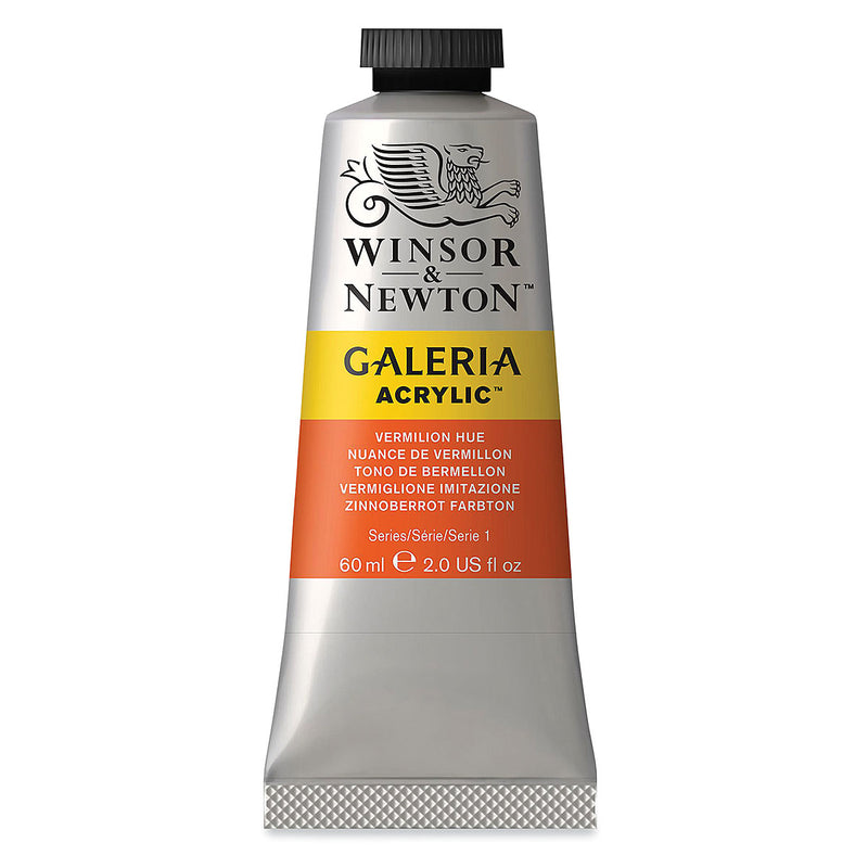 WINSOR & NEWTON GALERIA ACRYLIC COLOUR VERMILION 60 ML (2120682)