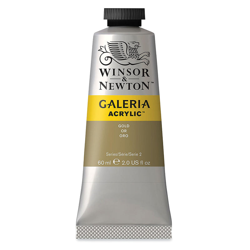 WINSOR & NEWTON GALERIA ACRYLIC COLOUR SR 2 METALLIC GOLD 60 ML (2120283)