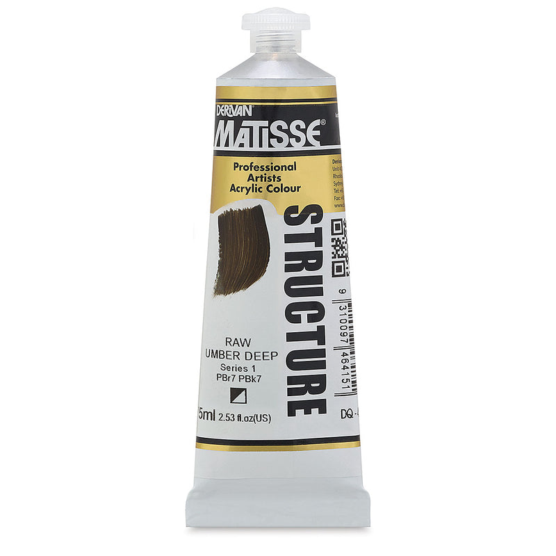 MATISSE STRUCTURE ACRYLIC 75 ML SR1 RAW UMBER DEEP